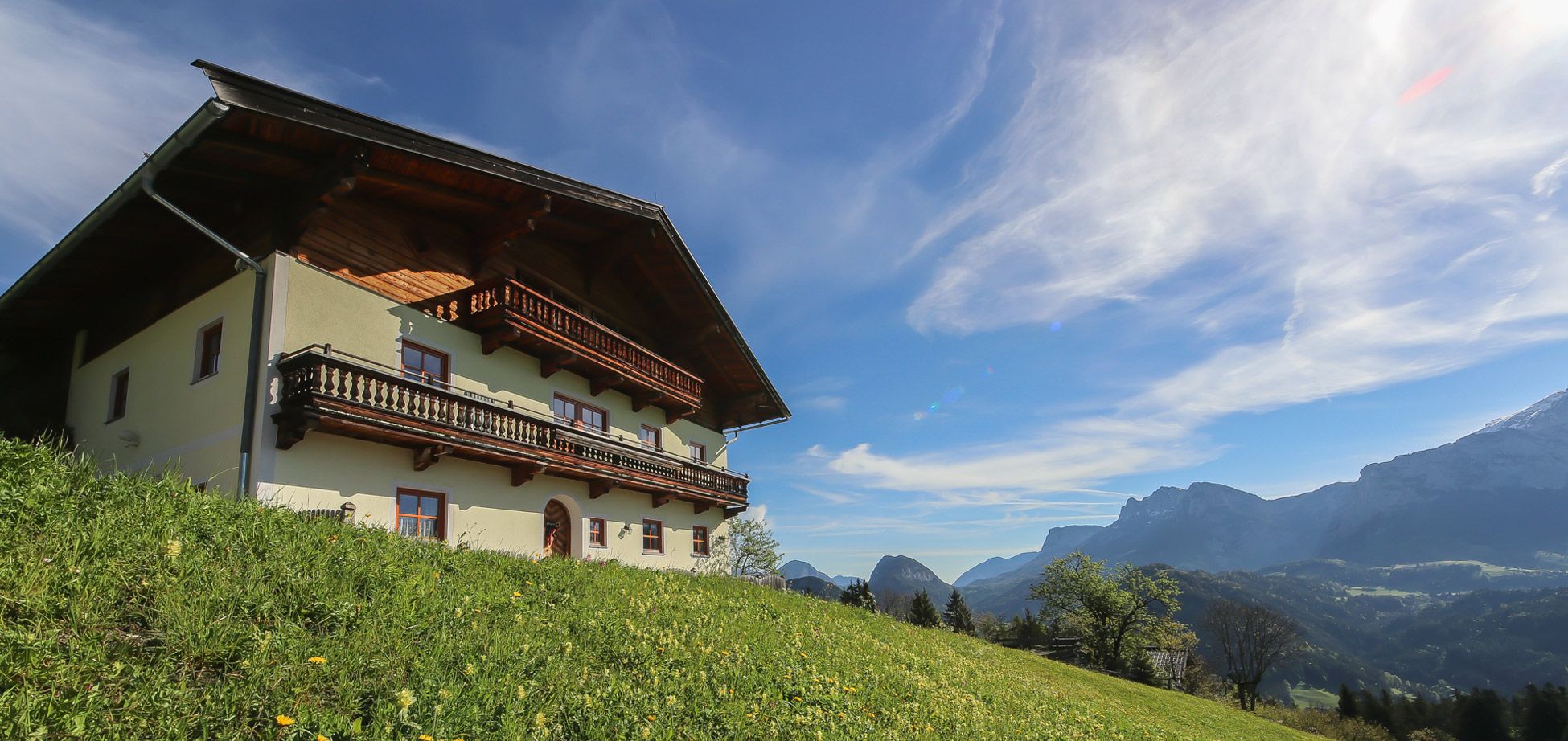 Bauernhaus in der Almenwelt